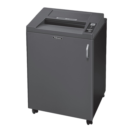 Fellowes FORTISHRED 3850C Manual De Instrucciones