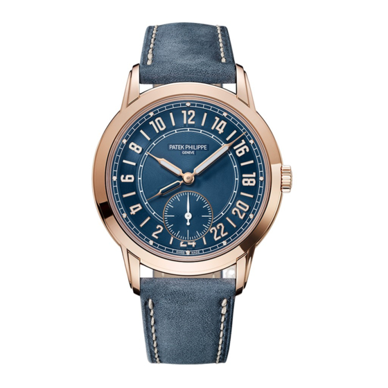 Patek Philippe GENEVE 24H-HOUR DISPLAY TRAVEL TIME Manual De Instrucciones