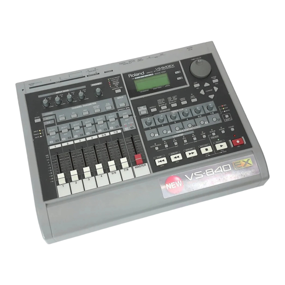 Roland VS-840 Manuales