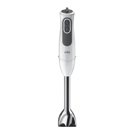 Braun MultiQuick 3 Vario Manual Del Usuario