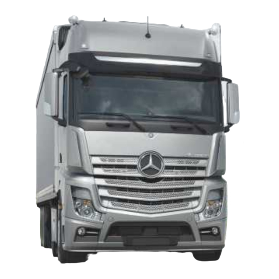 Mersedes-Benz Actros Instrucciones De Servicio