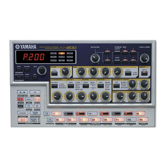 Yamaha AN200 Manual Del Usuario