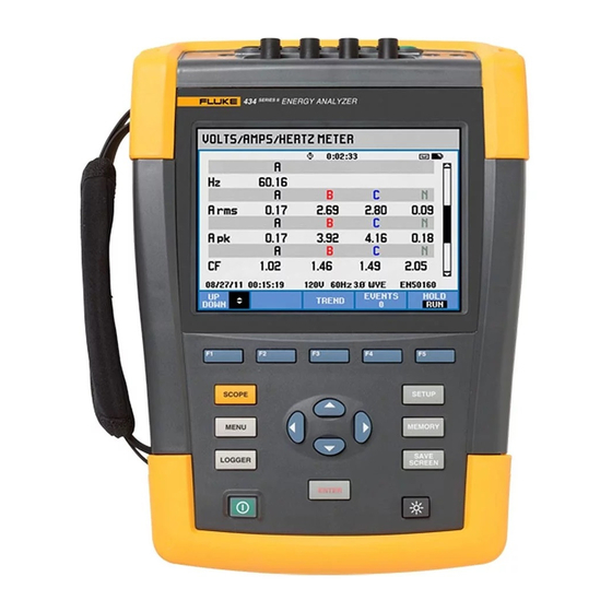 Fluke 434 Manuales