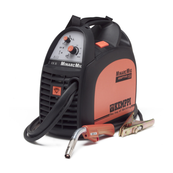 Kemppi MinarcMig Adaptive 150 Manual De Instrucciones