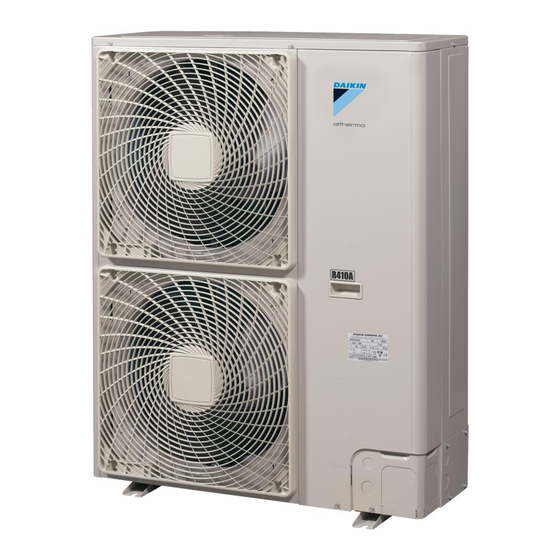 Daikin Altherma ERHQ011BA Guía De Referencia Del Instalador