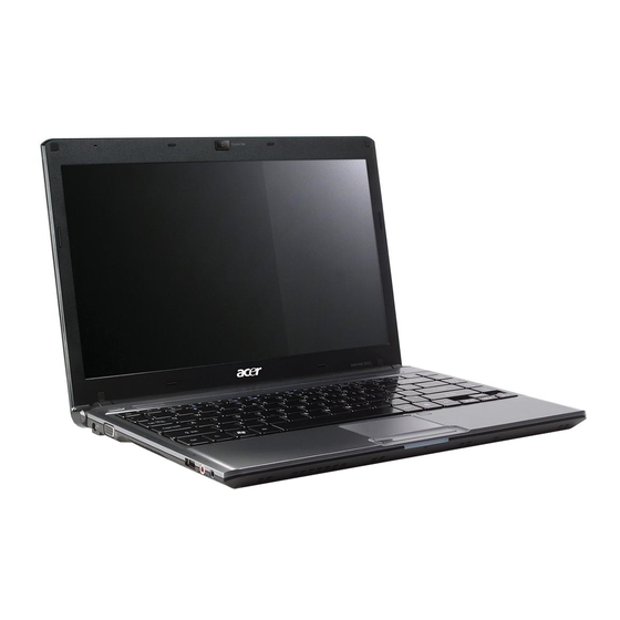 Acer Aspire 3810T Serie Manuales