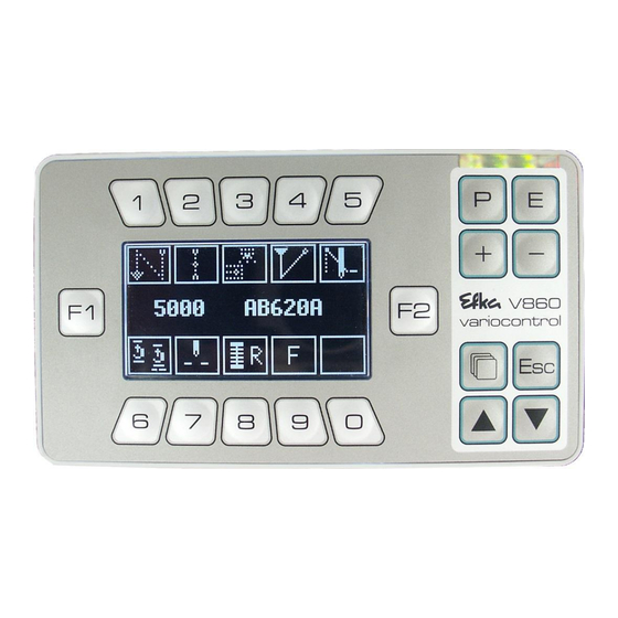 Efka Variocontrol V860 Instrucciones De Uso