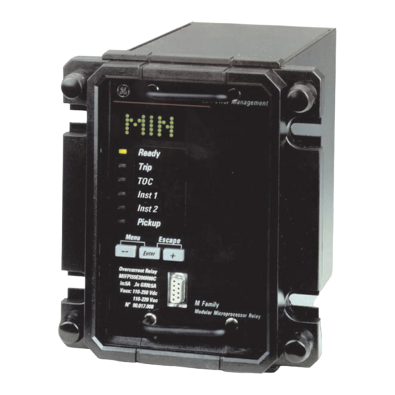 GE Multilin MIN GEK-106307F Manual De Instrucciones