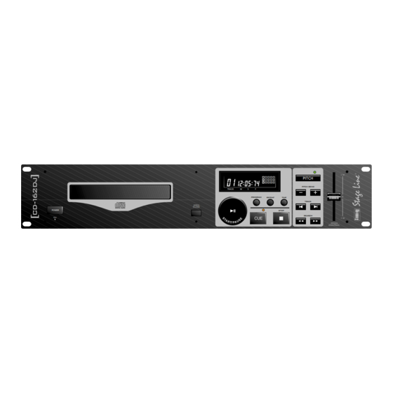 IMG STAGELINE CD-162DJ Manuales