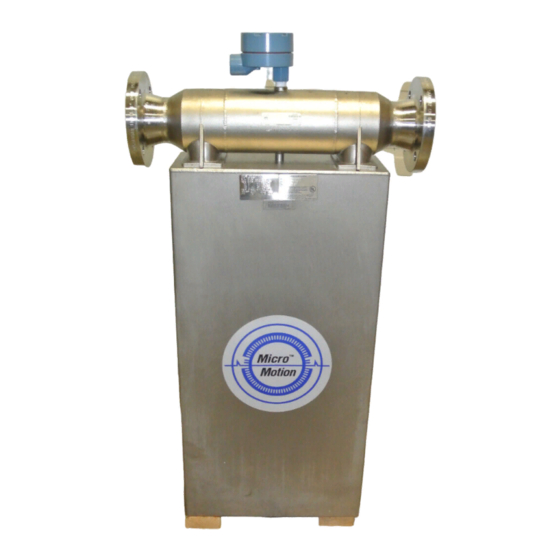 Emerson Micro Motion D Instrucciones De Instalación