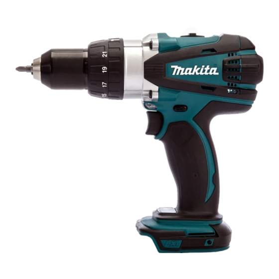 Makita DHP458 Manual De Instrucciones