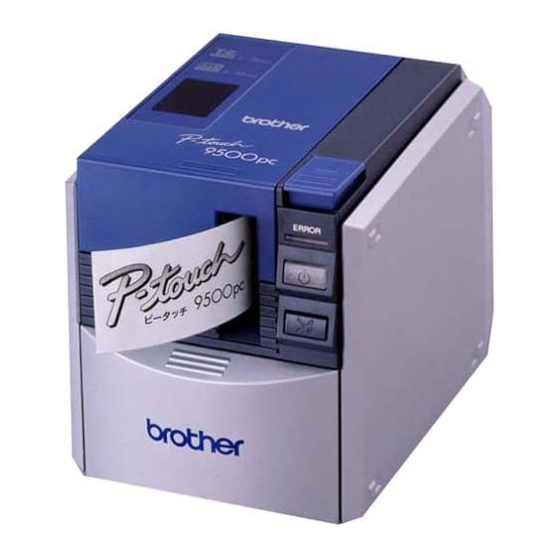 Brother PT 9500PC Guia Del Usuario