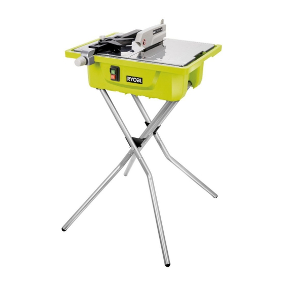 Ryobi WS721S Manual De Utilización