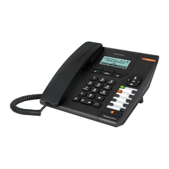 Alcatel Temporis IP151 Guía Rápida
