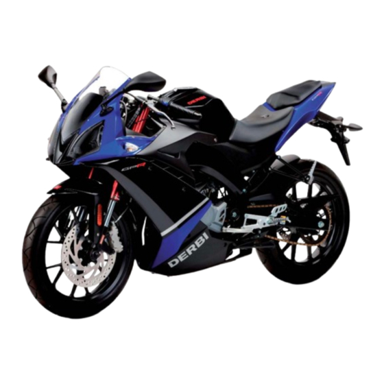 Derbi GPR 50cc 2T 2009 E2 Manual De Uso
