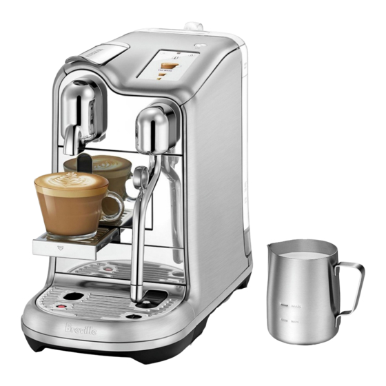 Nespresso CREATISTA PRO Manual De Usuario