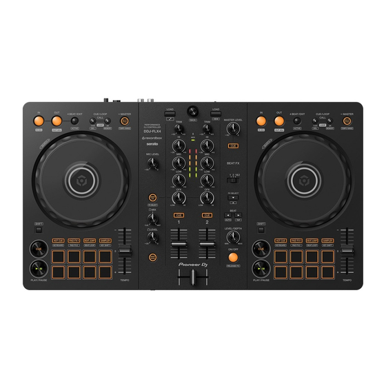 PIONEER DJ DDJ-FLX4 Guia De Inicio Rapido