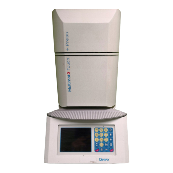 DENTSPLY Multimat 2 Touch Manual De Instrucciones