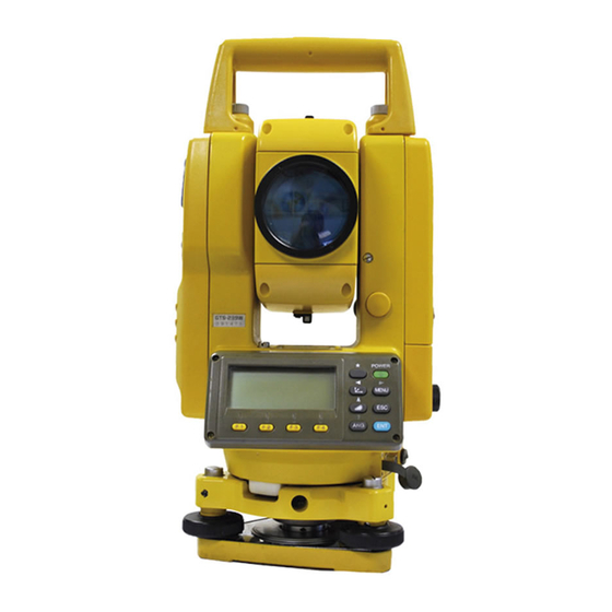 Topcon GPT-3000 Serie Manuales