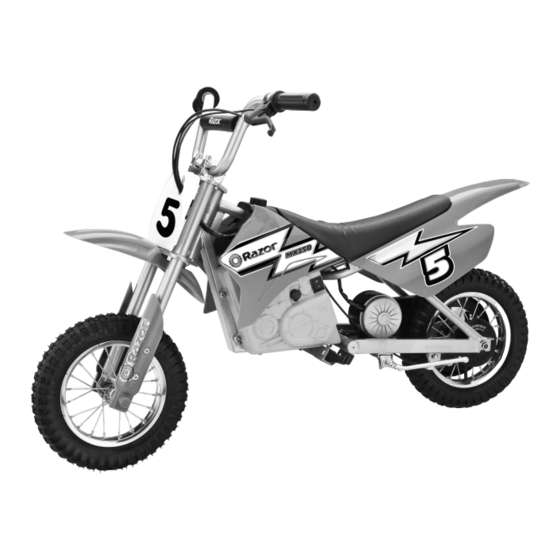 Razor dirt rocket MX350 Manual Del Propietário