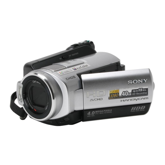 Sony HANDYCAM HDR-SR5 Guia Practica