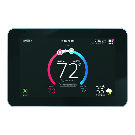Lennox iComfort E30 Guia De Instalacion Y Configuración
