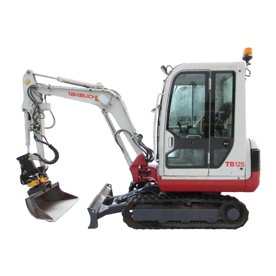 Takeuchi TB125 Serie Manuales