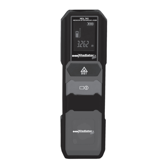 Gladiator PRO MDL 740 Manual De Instrucciones Y Garantía