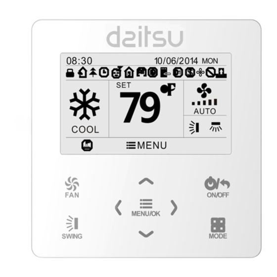 Daitsu ACCD WC3 Manual De Instalación Y Mantenimiento