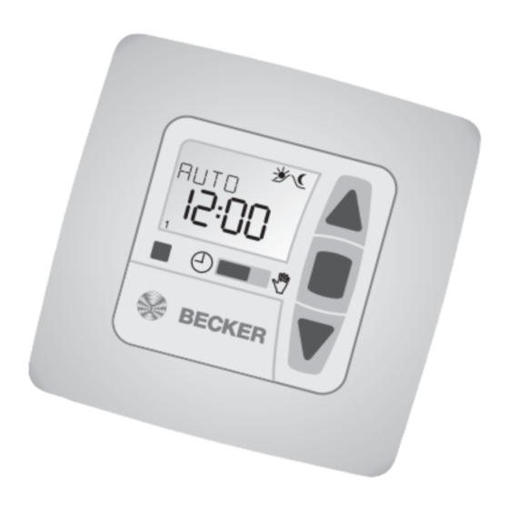 Becker Centronic TimeControl TC52 Instrucciones De Montaje
