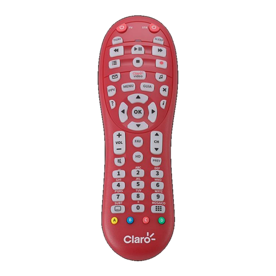 Claro URC-6900BC0 Guia De Inicio Rapido