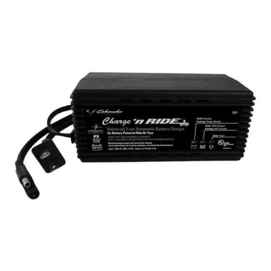 Schumacher Electric CR1 Manual Del Usuario
