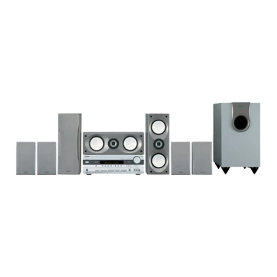 Onkyo HT-SR800 Manual De Instrucciones