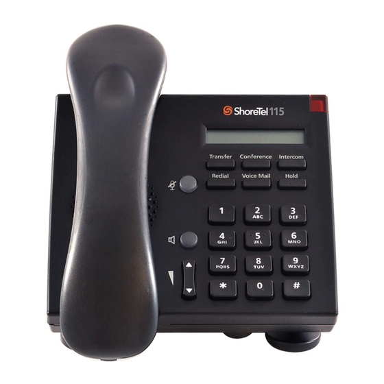 ShoreTel 115 Guía De Usuario