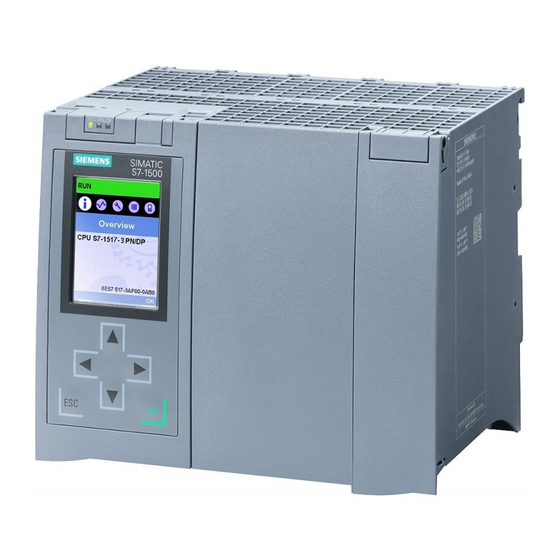 Siemens SIMATIC NET S7-1500 Manual Del Producto