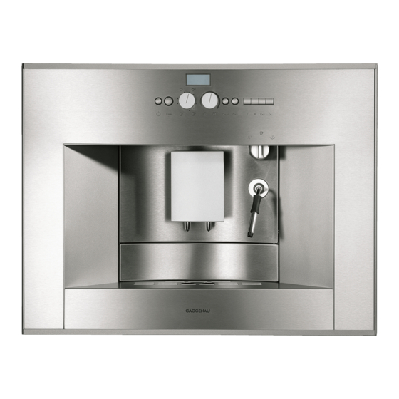 Gaggenau CM 210 Manual De Instrucciones