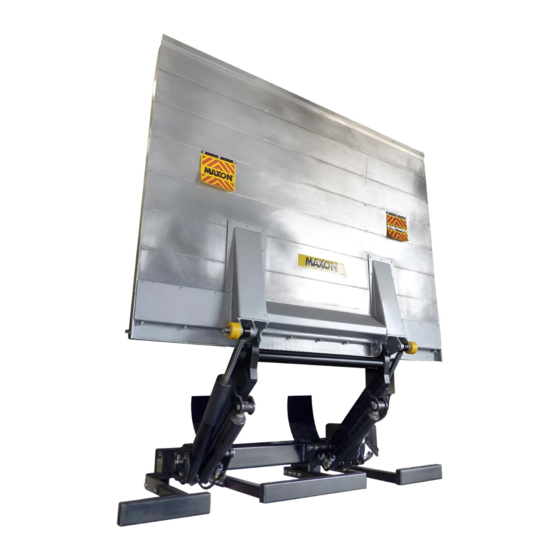 Maxon CONVENTIONAL LIFTGATE Serie Manual De Mantenimiento