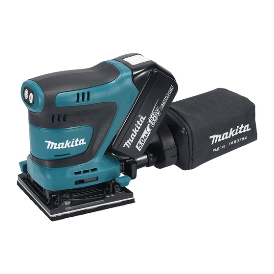 Makita DBO480 Manual De Instrucciones