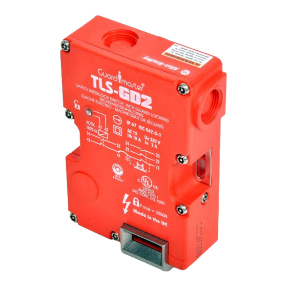 Rockwell Automation Allen-Bradley Guardmaster TLS-GD2 Instrucciones De Instalación
