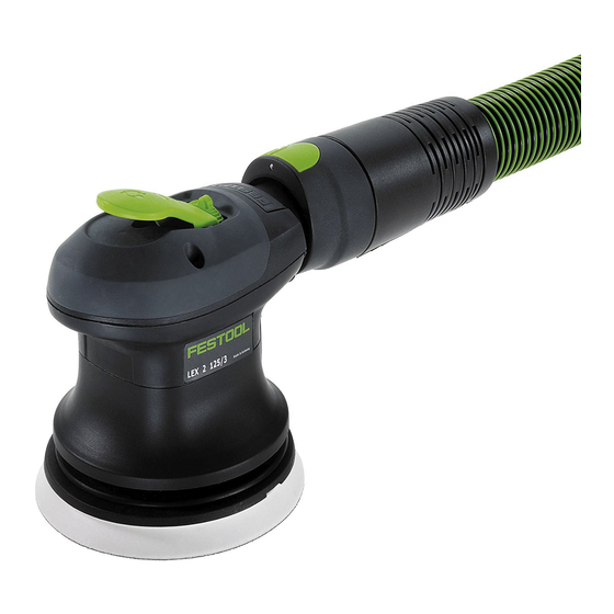 Festool LEX 2 125/3 Instrucciones De Servicio
