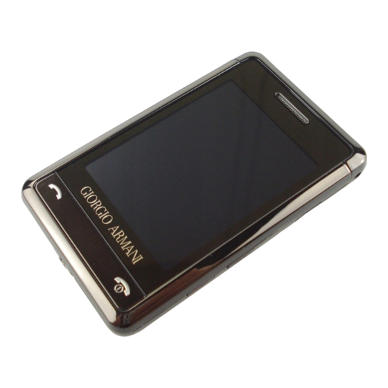 Samsung GIORGIO ARMANI SGH-P520 Manual De Usuario