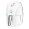 Cecotec Cecofry Rapid Compact - 1.5 L, 900 W Freidora de Aire Caliente Manual