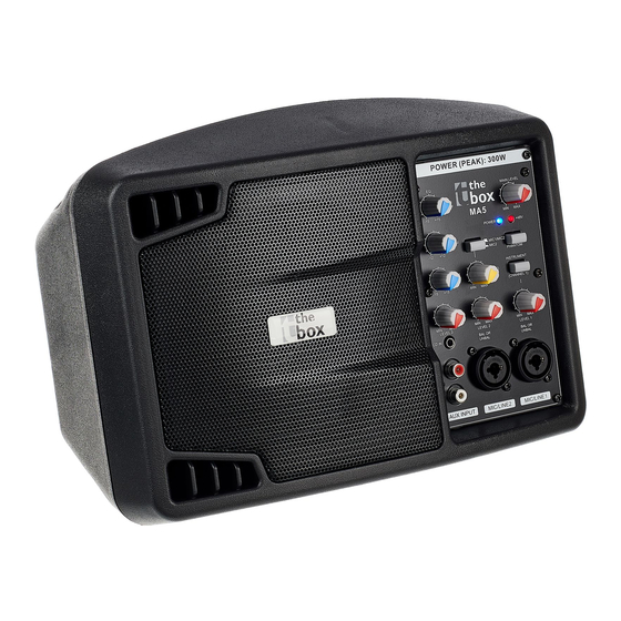 thomann the box MA5 Manual De Instrucciones