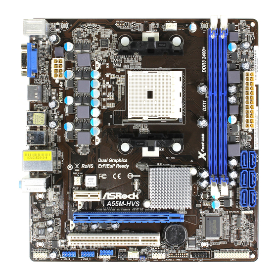 ASROCK A55M-HVS Manual Del Usuario