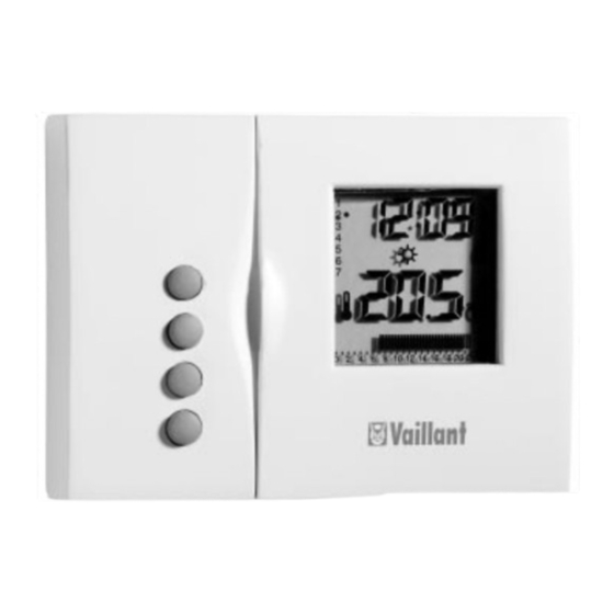 Vaillant VRT 220 Manual Del Usario