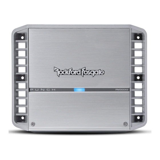 Rockford Fosgate PUNCH PM300X1 Manual Del Usuario