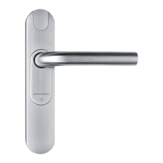 SimonsVoss Smart Handle Snap in Manuales