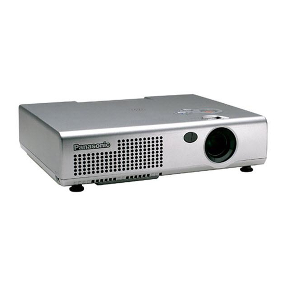 Panasonic PT-LM2E Instrucciones De Funcionamiento
