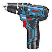Bosch GSR 12V-15 Professional Manual Original