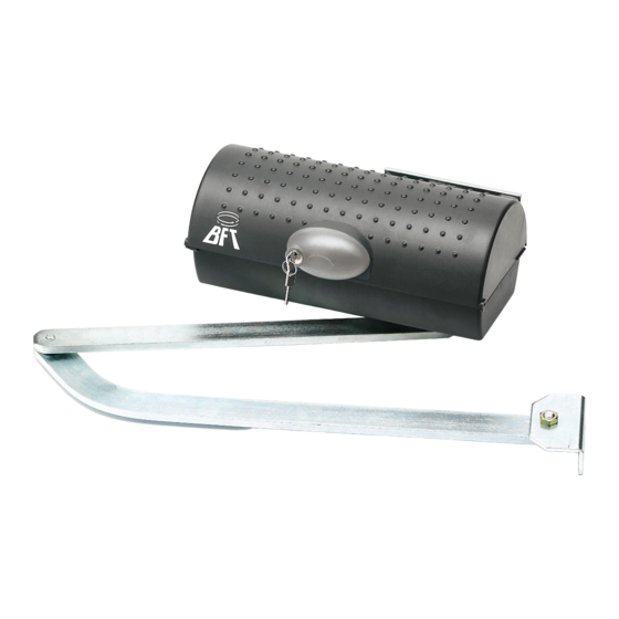 BFT IGEA BT Instrucciones De Uso